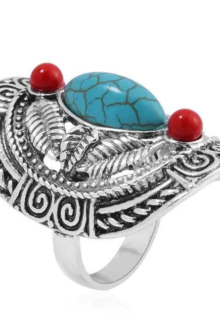 595 -  Nomad Spirit Statement Ring - Image 3