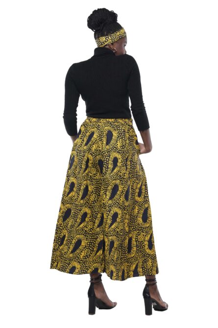 0070 - Golden Bloom Palazzo Set - Image 3