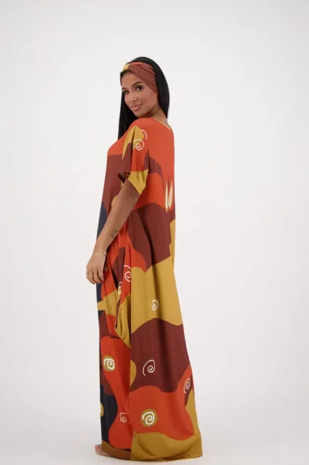 0077 - Nubian Queen Radiance Kaftan - Image 2