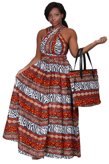 092 - Savannah Spirit Ankara Tote - Image 1