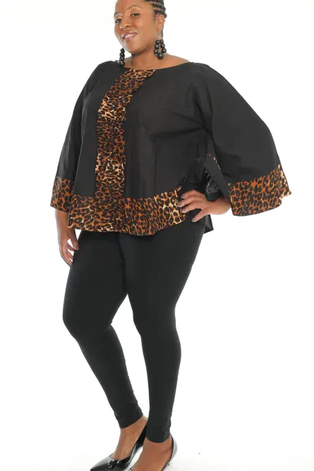 African Print Ponchos