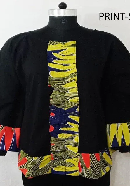 African Print Ponchos - Image 5