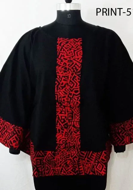 African Print Ponchos - Image 4