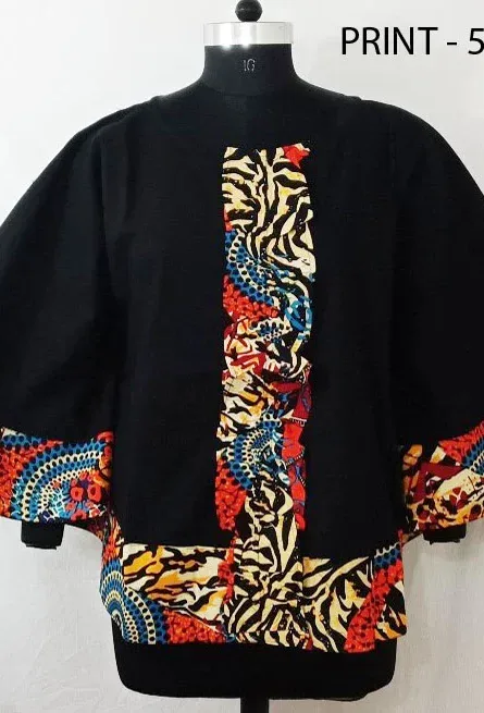 African Print Ponchos - Image 3