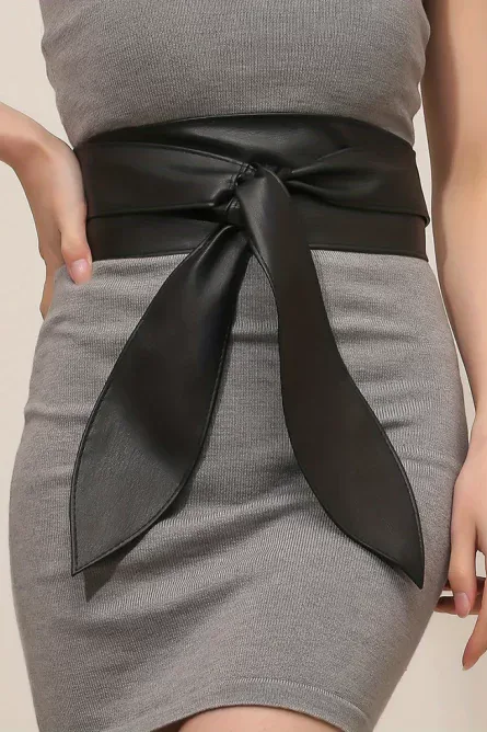 Women’s Elegant Wide Wrap Belt - Image 12