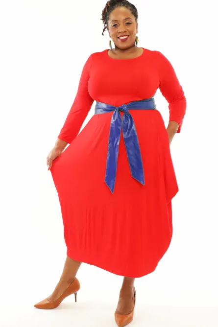 Women’s Elegant Wide Wrap Belt - Image 4