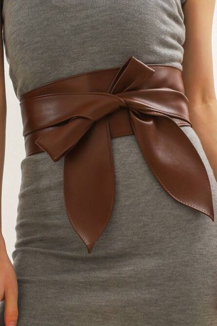 Women’s Elegant Wide Wrap Belt - Image 10