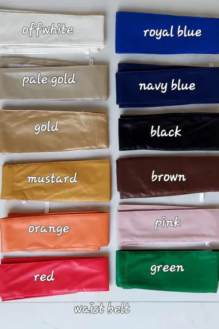 Women’s Elegant Wide Wrap Belt - Image 19