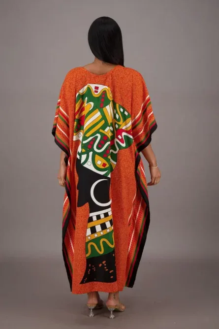 0083 - Nubian Crown Kaftan - Image 3