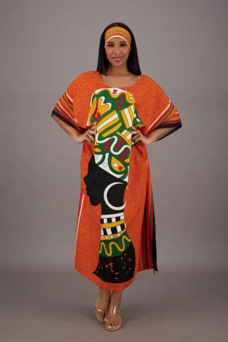 0083 - Nubian Crown Kaftan - Image 4