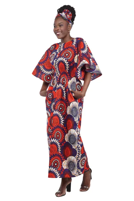 0080 - Sunburst Red African Couple Set - Image 5