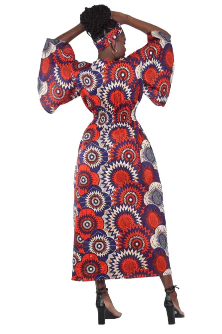 0080 - Sunburst Red African Couple Set - Image 4