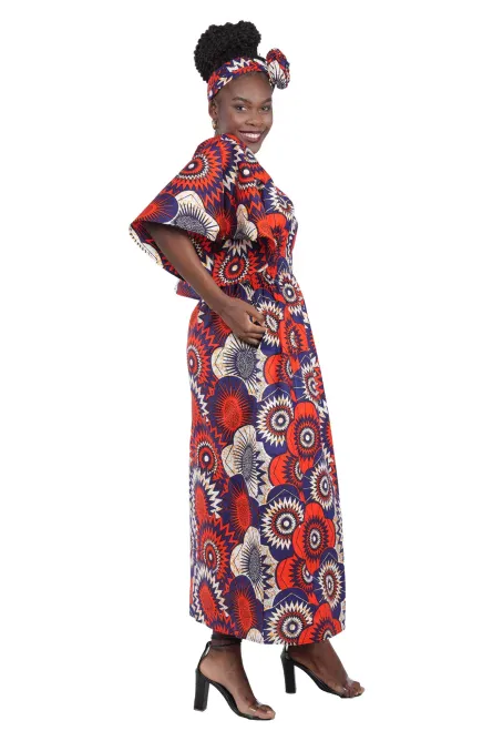 0080 - Sunburst Red African Couple Set - Image 3