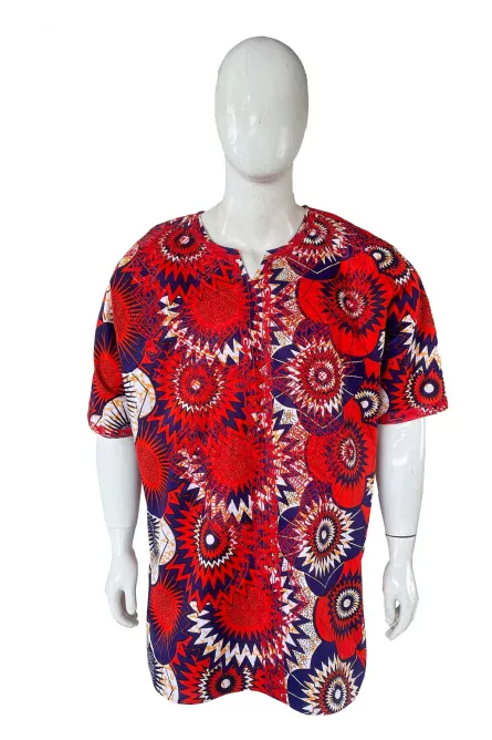 0080 - Sunburst Red African Couple Set - Image 2