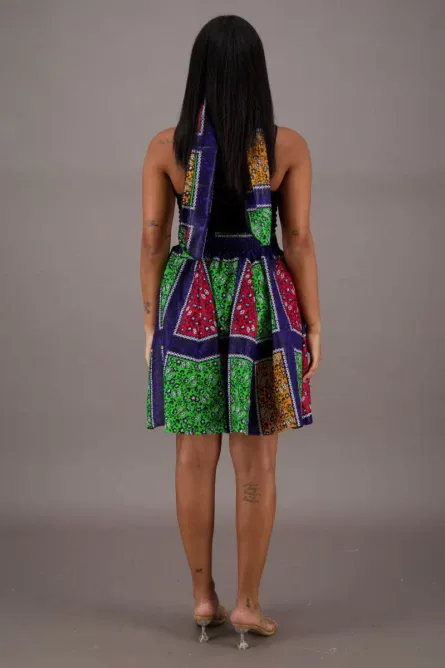 0041 - Patchwork Radiance African Skirt - Image 3