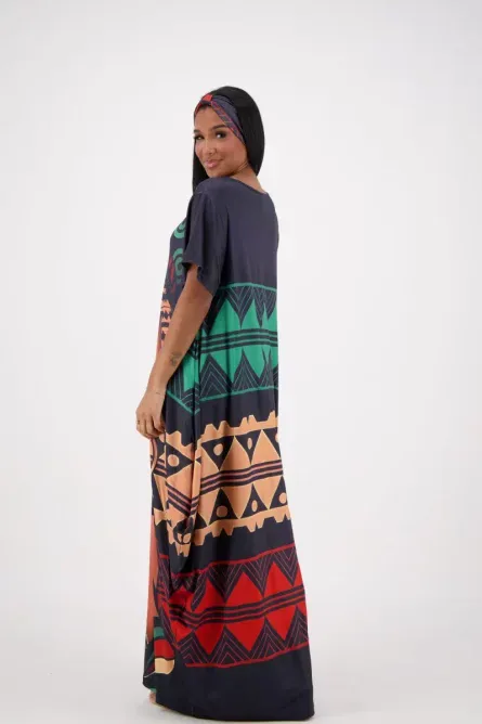 0077 - Nubian Queen Majesty Kaftan - Image 3