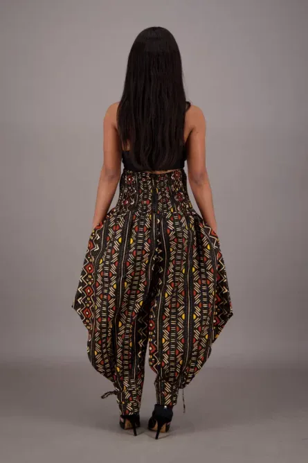 0064- Tribal Rhythm Harem Pants Set - Image 2