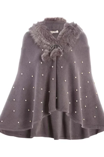 0093 - Smoke Luxe Pearl Cape - Image 2