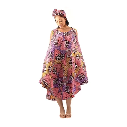 0001 - Blush Harmony Umbrella Dress Set