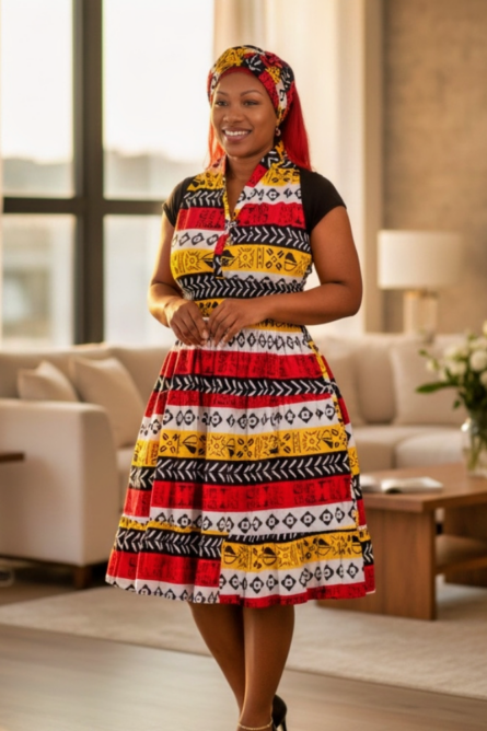 0007 - Sunset Rhythm Swing Dress - Image 5