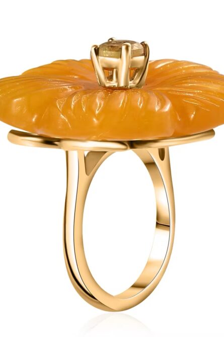 510 - Solar Empress Jade Ring - Image 4