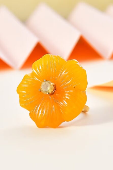 510 - Solar Empress Jade Ring - Image 2