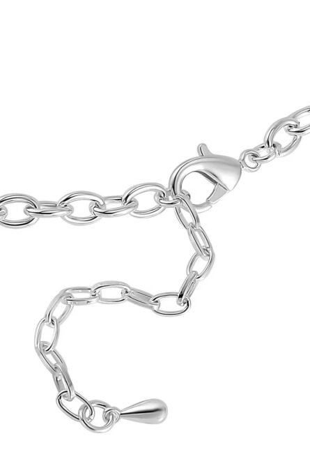 297 - Enamel Flower Necklace and Earrings Set with Austrian Crystals - Image 4