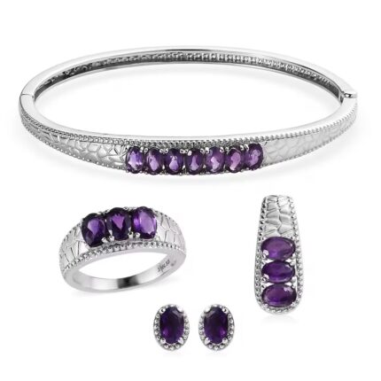 480 - Amethyst Jewelry Set