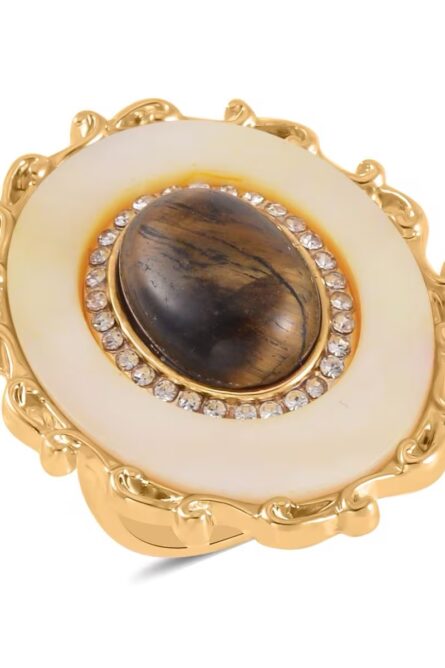 Tiger’s Eye 3-Piece Jewelry Set – Necklace, Earrings & Ring - Image 7