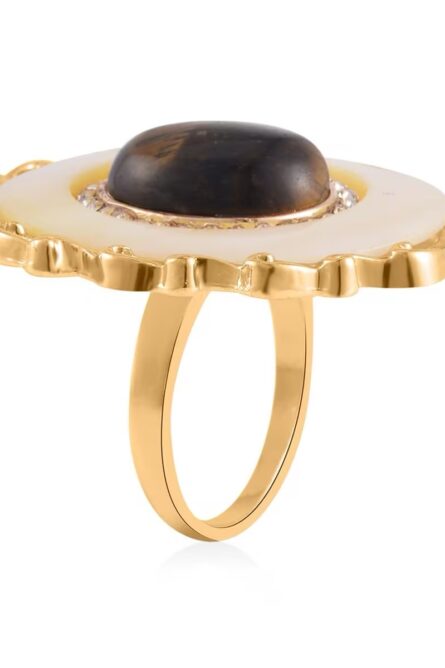 Tiger’s Eye 3-Piece Jewelry Set – Necklace, Earrings & Ring - Image 6