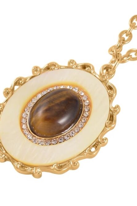 Tiger’s Eye 3-Piece Jewelry Set – Necklace, Earrings & Ring - Image 4