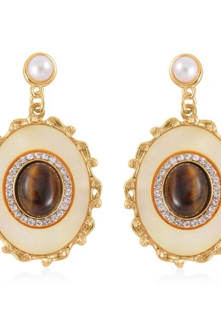 Tiger’s Eye 3-Piece Jewelry Set – Necklace, Earrings & Ring - Image 3