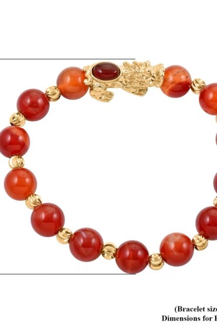 378 - Pixiu Feng Shui Red Agate Bracelet - Image 2
