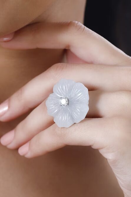 510 - Ivory Empress Jade Ring - Image 5