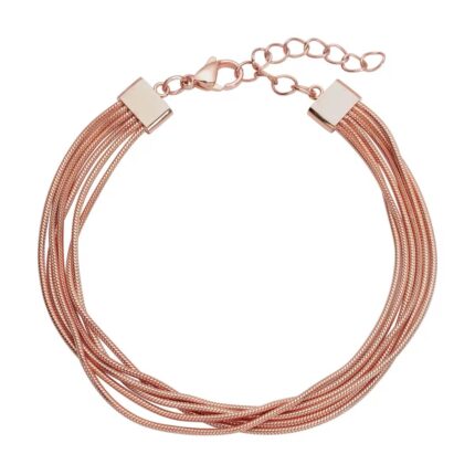 396 - Multi-Row Snake Chain Bracelet