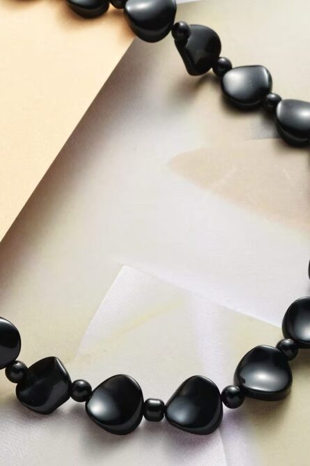 22 - Black Agate Bead Necklace - Image 6