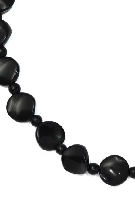 22 - Black Agate Bead Necklace - Image 4