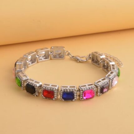 453 - Multi-Color Sparkle Tennis Bracelet