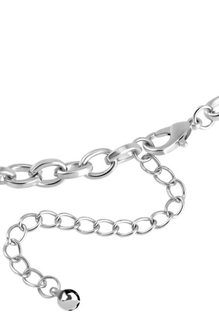 223 - Simulated Pearl Medallion Necklace and Bracelet Set - Image 4