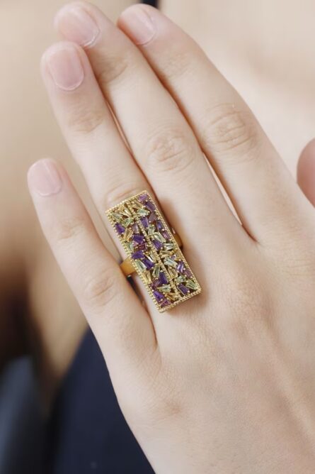 54 - Harlem Renaissance Mosaic Ring - Image 5