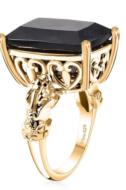 5 -  Mystic Pixiu Black Jade Ring - Image 4