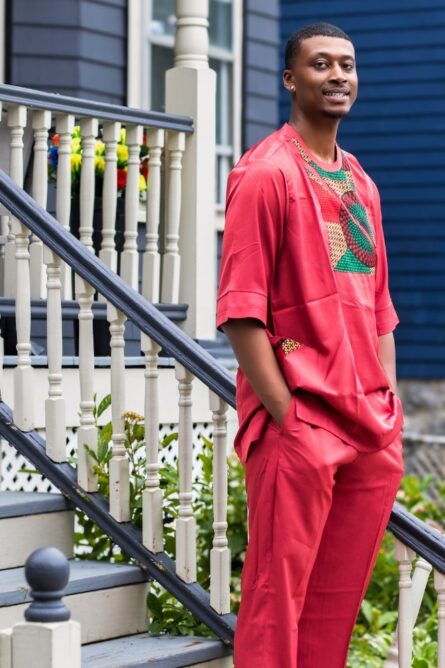 Crimson Heritage Senator Suit (Handmade in Nigeria)